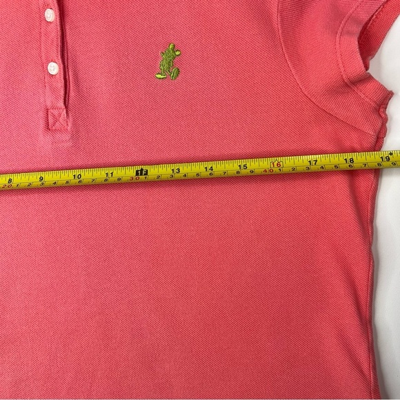 Women “Mickey Mouse Polo Shirt” by Walt Disney World Pink Sz Med *Flaws, Read* - Picture 10 of 12